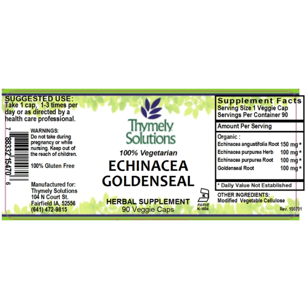 Echinacea Goldenseal 90C